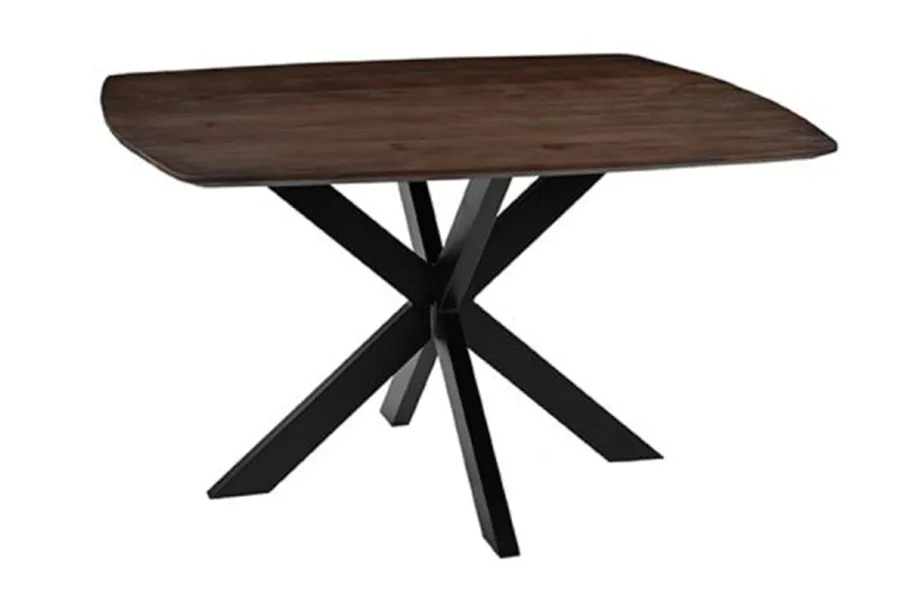 WOONENZO Eettafel Blake - espresso - 130 cm