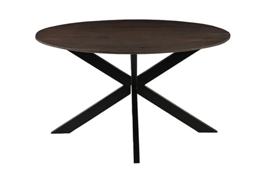 WOONENZO Eettafel Otis - rond - 130 cm