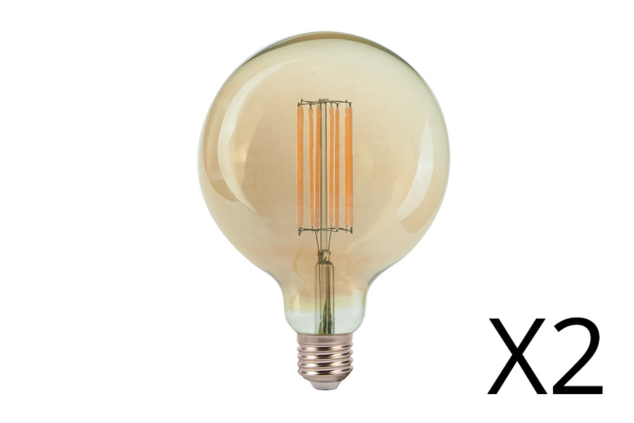 Filament lamp LED 3 - E27 - 6W (per 2)  1